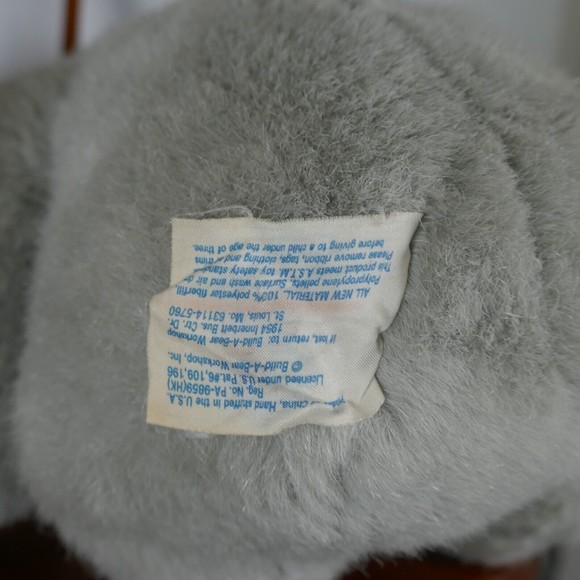BUILD A BEAR Koala Bear Plush Toy Stuffed Animal 15" Gray & White Retired - Picture 13 of 14